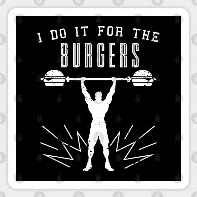 Lift for Burgers - wht Magnet by CCDesign